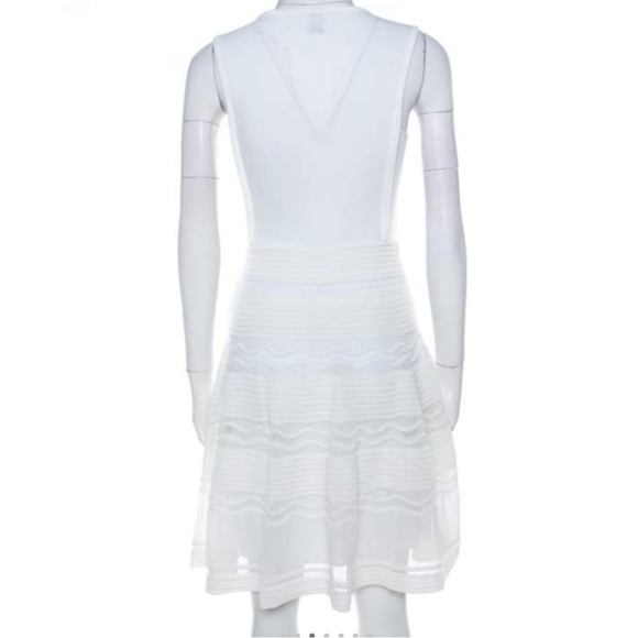M Missoni White Jersey A Line Dress - Picture 3 of 9